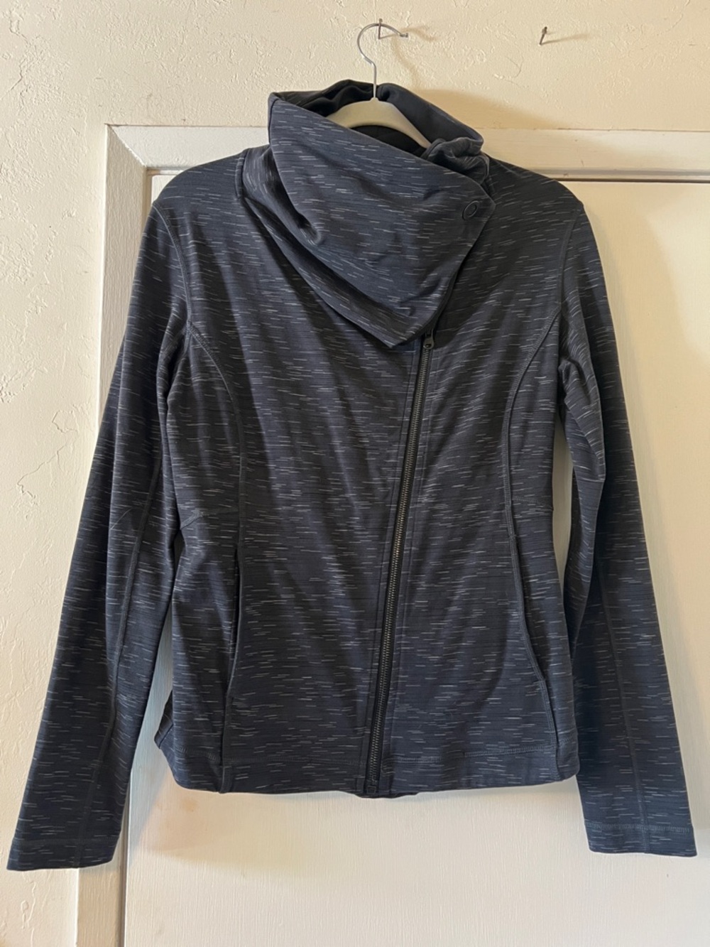 Lucy Black Jacket with Orange Brand Tag
